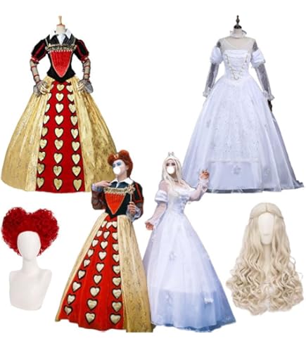 Amazon.co.jp: 不思議の国のアリス ハートの女王 コスプレ ウィッグ